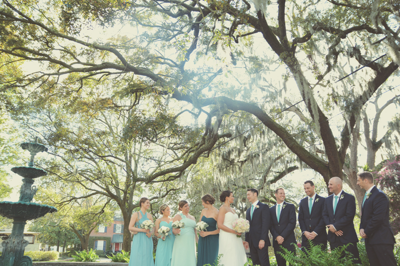 Savannah Wedding Photography - LaFayette Square - Amanda + John - Six Hearts Photography36
